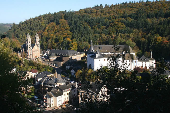 La ville de Clervaux  au Luxembourg